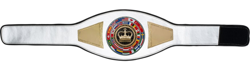 CHAMPIONSHIP BELT PROFLAG2/FLAG/G/BLKCRWN - VARIETY OF LEATHER COLOURS AVAILABLE CHAMPIONSHIP BELT PROFLAG2/FLAG/G/BLKCRWN - VARIETY OF LEATHER COLOURS AVAILABLE